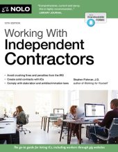 book Working with independent contractors