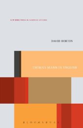 book Thomas Mann in English: A study in literary translation