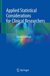 book Applied Statistical Considerations for Clinical Researchers