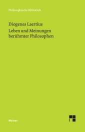 book Leben und Meinungen berühmter Philosophen