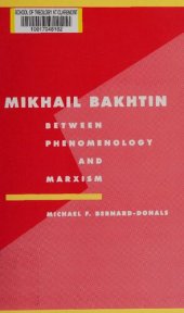 book khail Bakhtin between phenomenology and Marxism