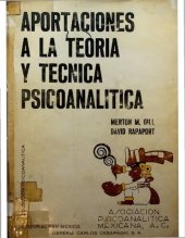 book Aportaciones a la teoría y técnica psicoanalítica