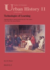 book Technologies of Learning: Apprenticeship in Antwerp from the 15th Century to the End of the Ancien Régime