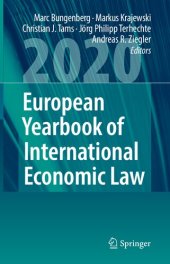 book European Yearbook of International Economic Law 2020