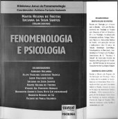 book Fenomenologia e Psicologia - Biblioteca Juruá de Fenomenologia