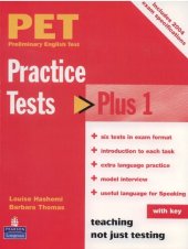 book PET Practice Tests Plus 1