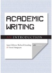 book Academic Writing: An Introduction