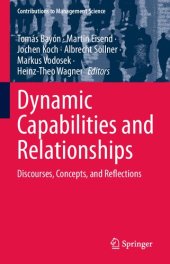 book Dynamic Capabilities and Relationships: Discourses, Concepts, and Reflections