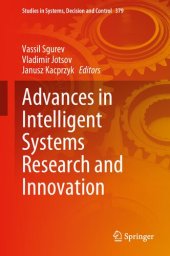 book Advances in Intelligent Systems Research and Innovation