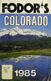 book Fodor's Colorado 1985