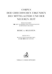 book Regesten der Kaiserurkunden des oströmischen Reiches von 565-1453 / T. 1, Halbbd. 2, Regesten von 867-1025.