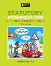 book Statutory Interpretation: An Introduction for Students