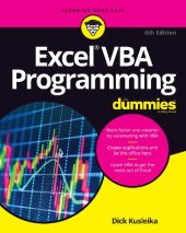 book Excel VBA Programming For Dummies