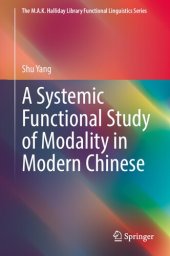 book A Systemic Functional Study of Modality in Modern Chinese