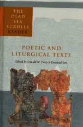 book The Dead Sea Scrolls Reader, Volume 5: Poetic and Liturgical Texts