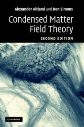 book Condensed Matter Field Theory