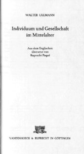 book Individuum und Gesellschaft im Mittelalter