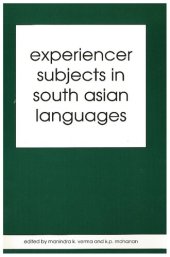 book Experiencer Subjects in South Asian languages