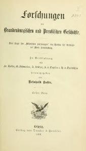 book Forschungen zur Brandenburgischen und Preußischen Geschichte (Neue Folge der "Märkischen Forschungen" des Vereins für Geschichte der Mark Brandenburg