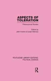 book Aspects of Toleration: Philosophical Studies