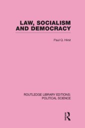 book Law, Socialism and Democracy