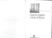 book Lingüística pragmática y análisis del discurso