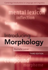 book Introducing Morphology