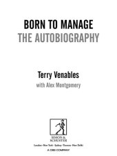 book Born to Manage: The Autobiography