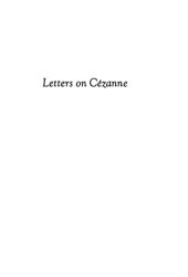 book Letters on Cezanne