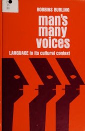 book Man's Many Voices : Language in Its Cultural Context