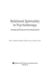 book Relational Spirituality in Psychotherapy: Healing Suffering and Promoting Growth