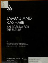 book Jammu and Kashmir, An Agenda for the Future