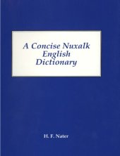 book A Concise Nuxalk-English Dictionary