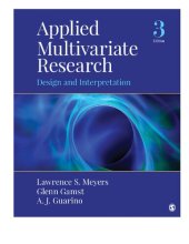 book Applied Multivariate Research: Design and Interpretation