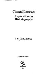 book Citizen Historian: Explorations in Historiography