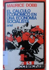 book El cálculo económico en una economía socialista