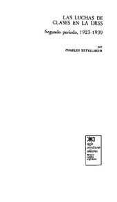 book Las luchas de clases en la URSS.: Segundo período, 1923-1930