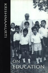 book Krishnamurti on Education