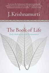 book The Book of Life: Daily Meditations with Krishnamurti