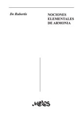 book Nociones Elementales de Armonía con 56 ejercicios