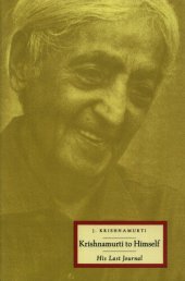 book Krishnamurti to Himself: His Last Journal