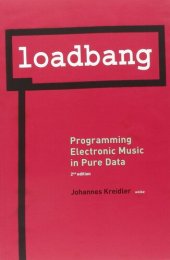 book Loadbang: Programming electronic music in Pure Data