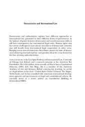 book Democracies and International Law