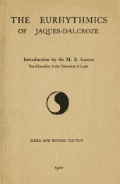 book The Eurhythmics of Jaques-Dalcroze