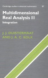 book Multidimensional Real Analysis II: Integration