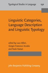 book Linguistic categories, language description and linguistic typology