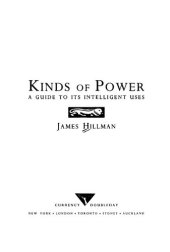 book Kinds of Power: A Guide to Its Intelligent Uses