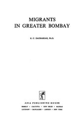 book Migrants in Greater Bombay