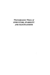 book Thermodynamic theory of structure, stability and fluctuations