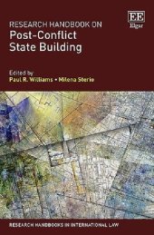 book Research Handbook on Post-Conflict State Building